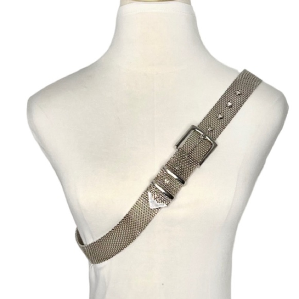 METALLIC MESH ADJUSTABLE STATEMENT BELT - image 5